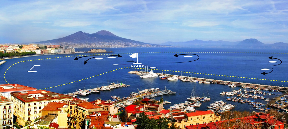 America's Cup World Series Napoli 2013: official race course